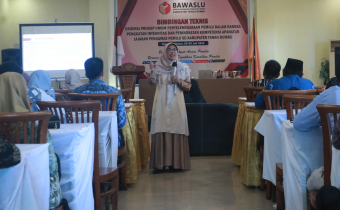 Penguatan Integritas dan Peningkatan Kompetensi Aparatur Jajaran Pengawas Pemilu Se-Tanbu